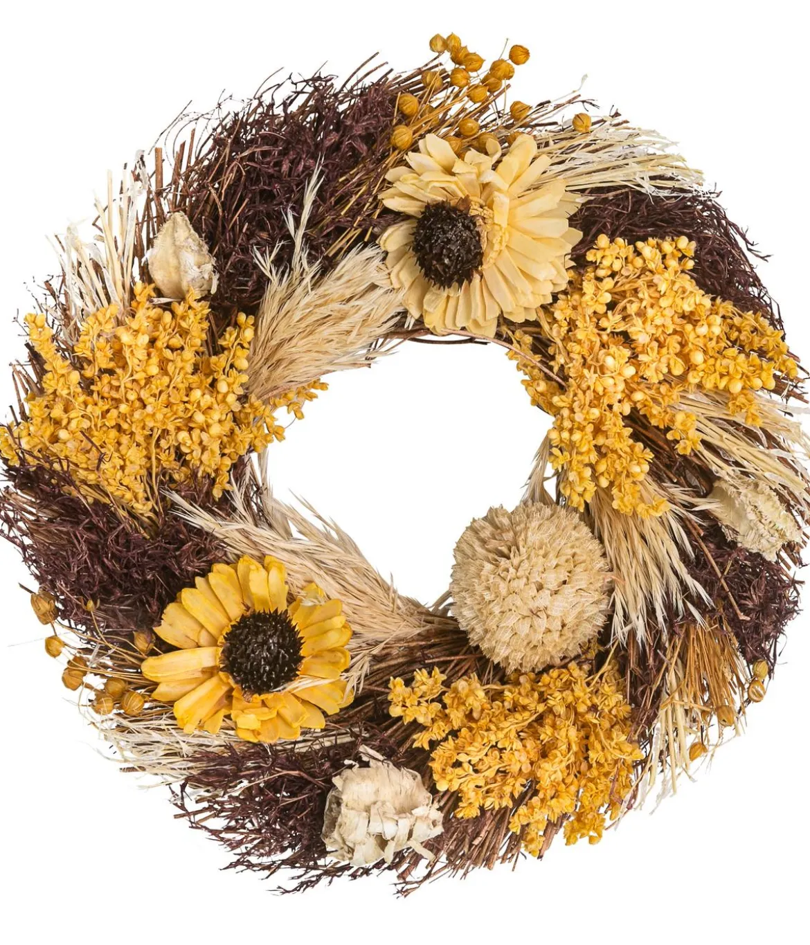 Dehner Kranz Sunflower, ca. Ø25 cm