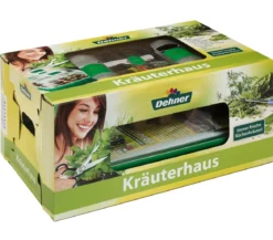 Dehner Kräuterhaus Komplett-Set, ca. B38/H18/T24 cm