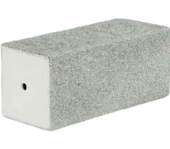 Dehner Kunststein-Hochtopf Rock, quadratisch, grau