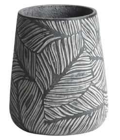 Dehner Kunststein-Vase Stanca, rund