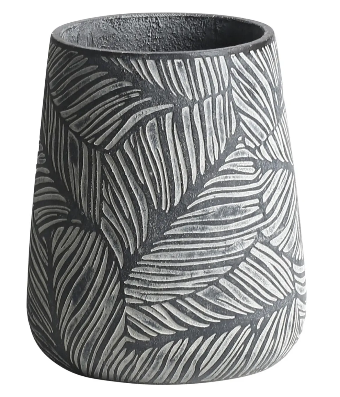 Dehner Kunststein-Vase Stanca, rund