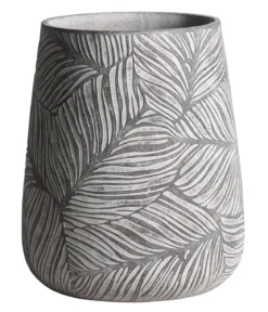 Dehner Kunststein-Vase Stanca, rund
