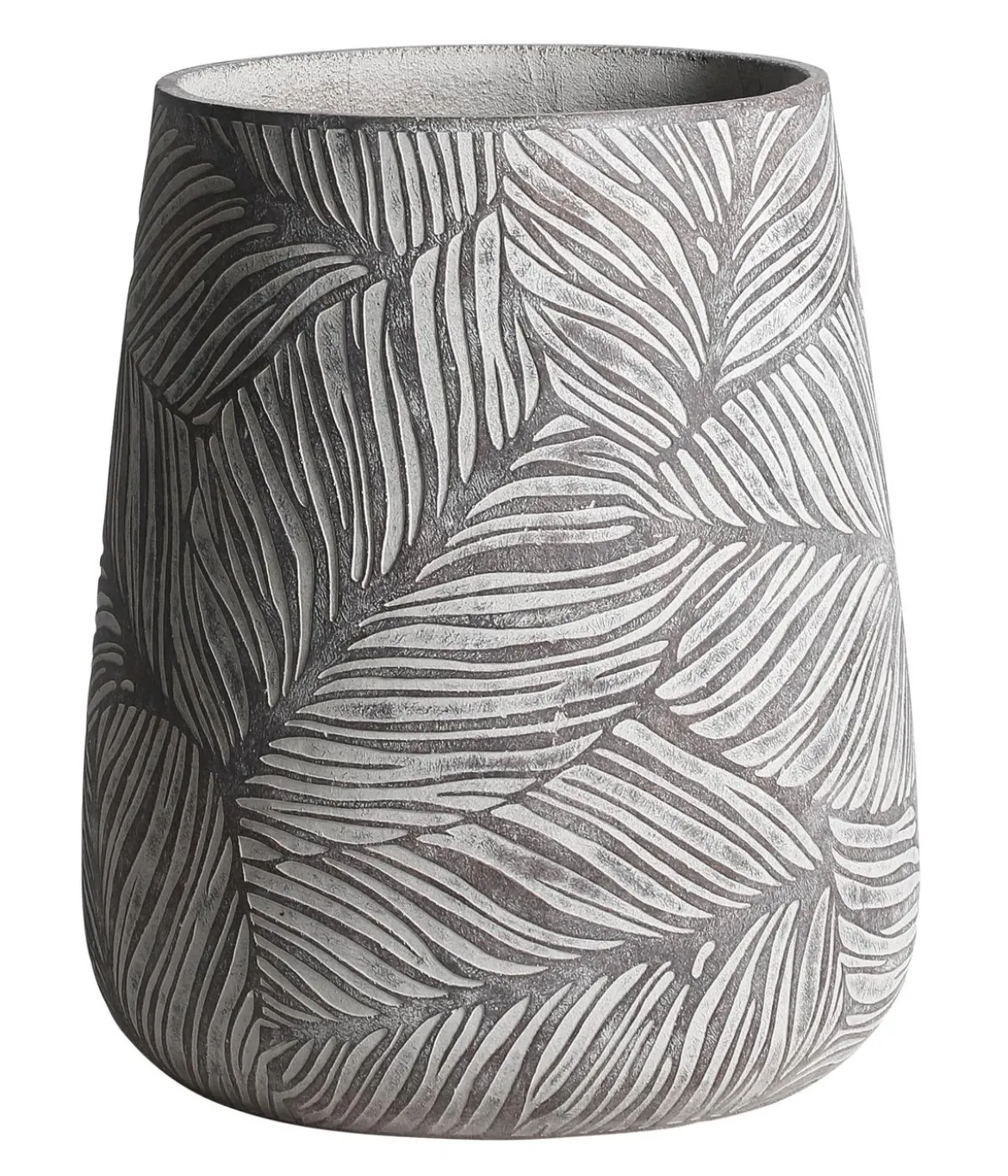 Dehner Kunststein-Vase Stanca, rund