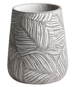 Dehner Kunststein-Vase Stanca, rund