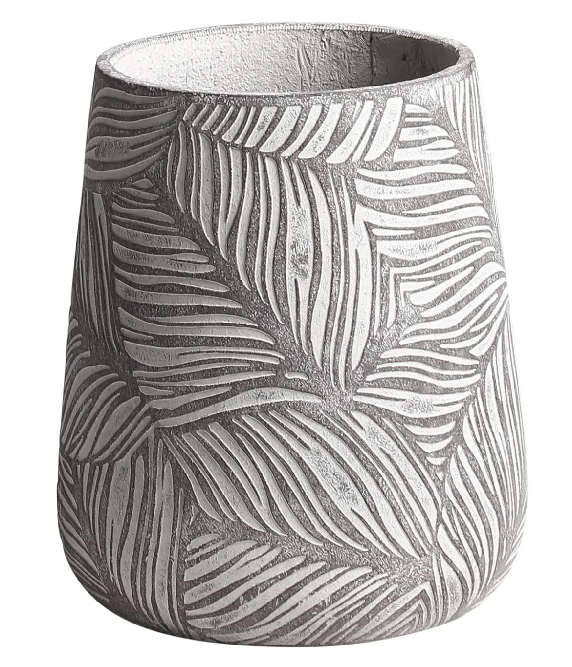Dehner Kunststein-Vase Stanca, rund