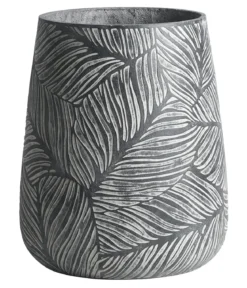 Dehner Kunststein-Vase Stanca, rund