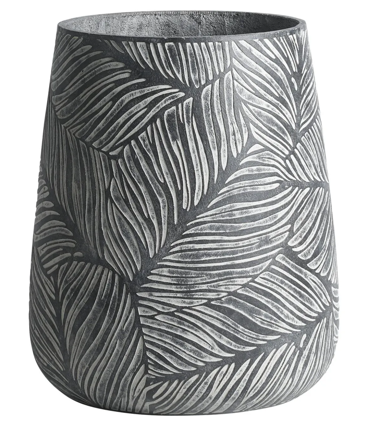 Dehner Kunststein-Vase Stanca, rund