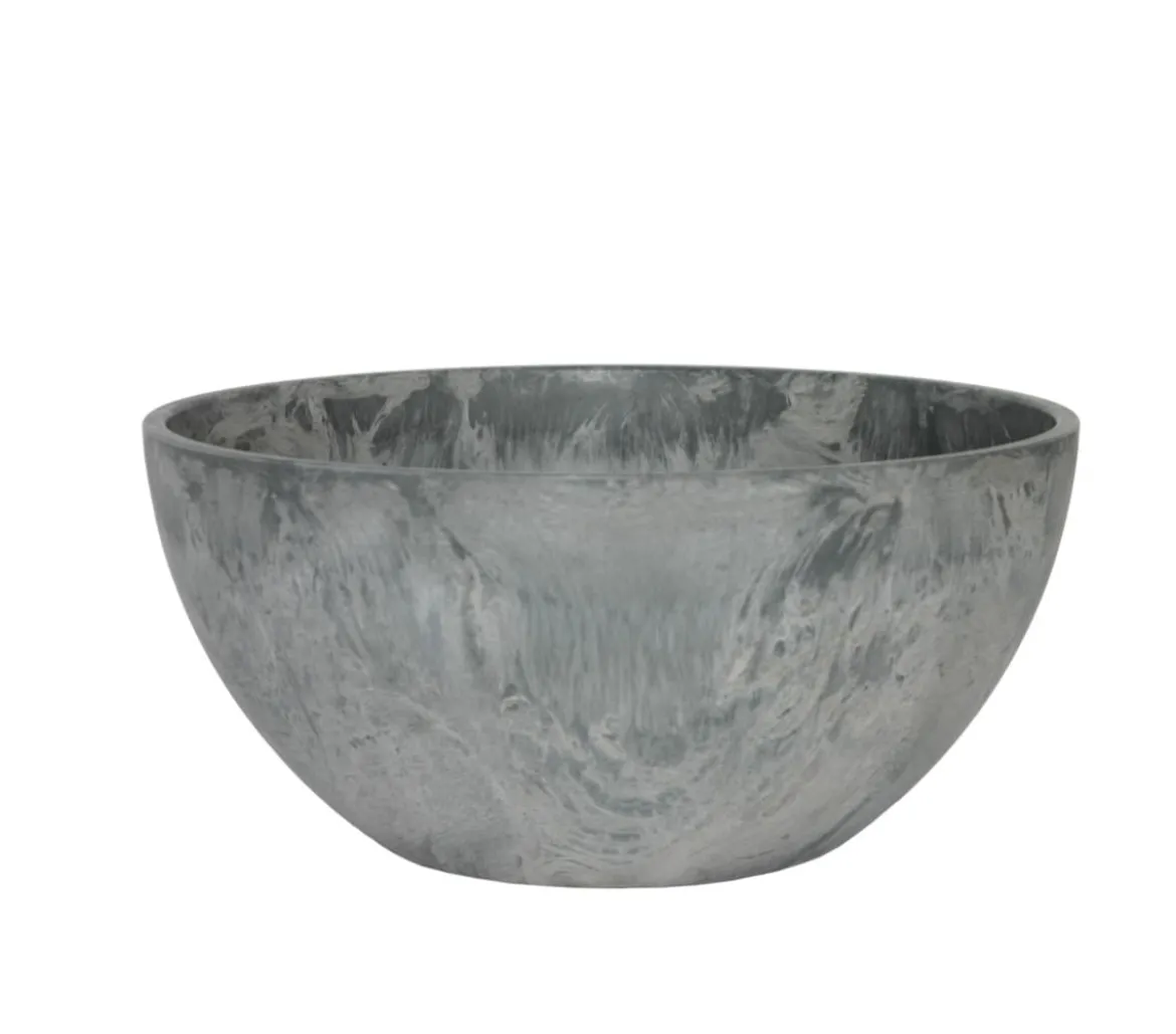 Dehner Kunststoff-Schale Fiona, rund, ca. Ø25/H12 cm