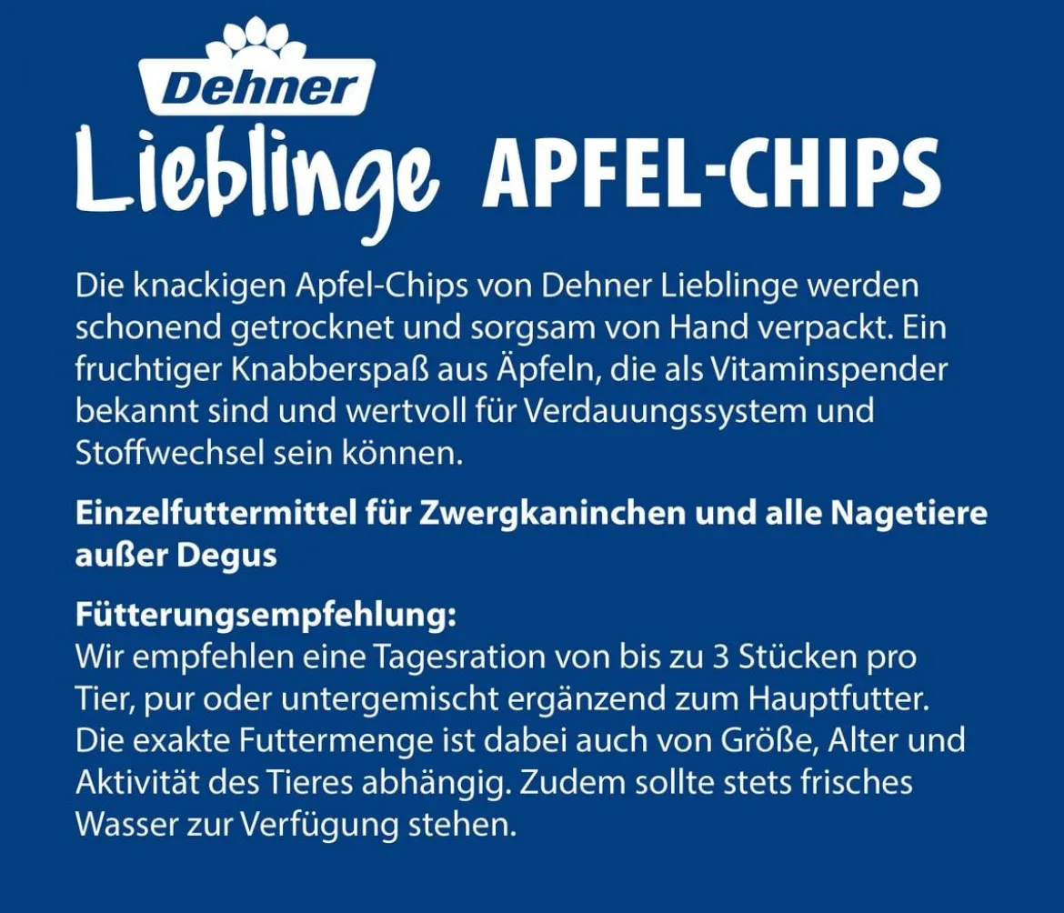 Dehner Lieblinge Apfel-Chips, 80 g