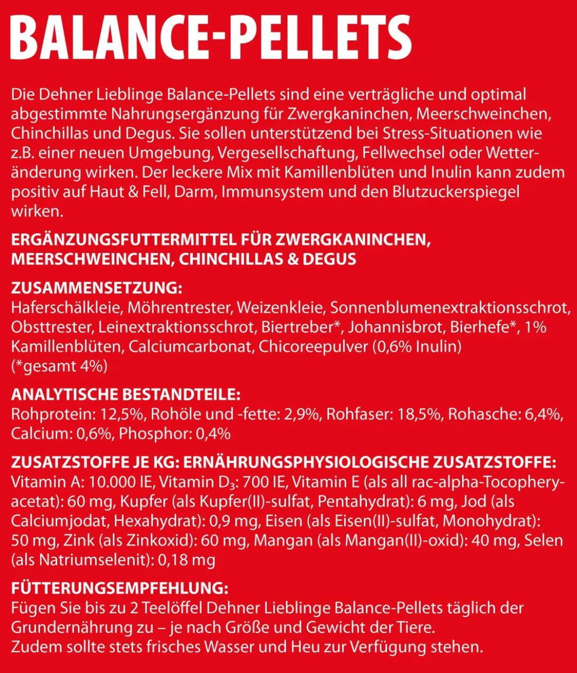 Dehner Lieblinge Balance-Pellets, 180 g