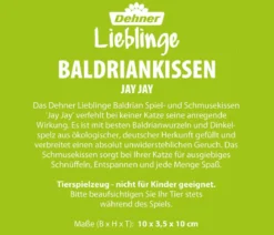 Dehner Lieblinge Baldriankissen Jay Jay