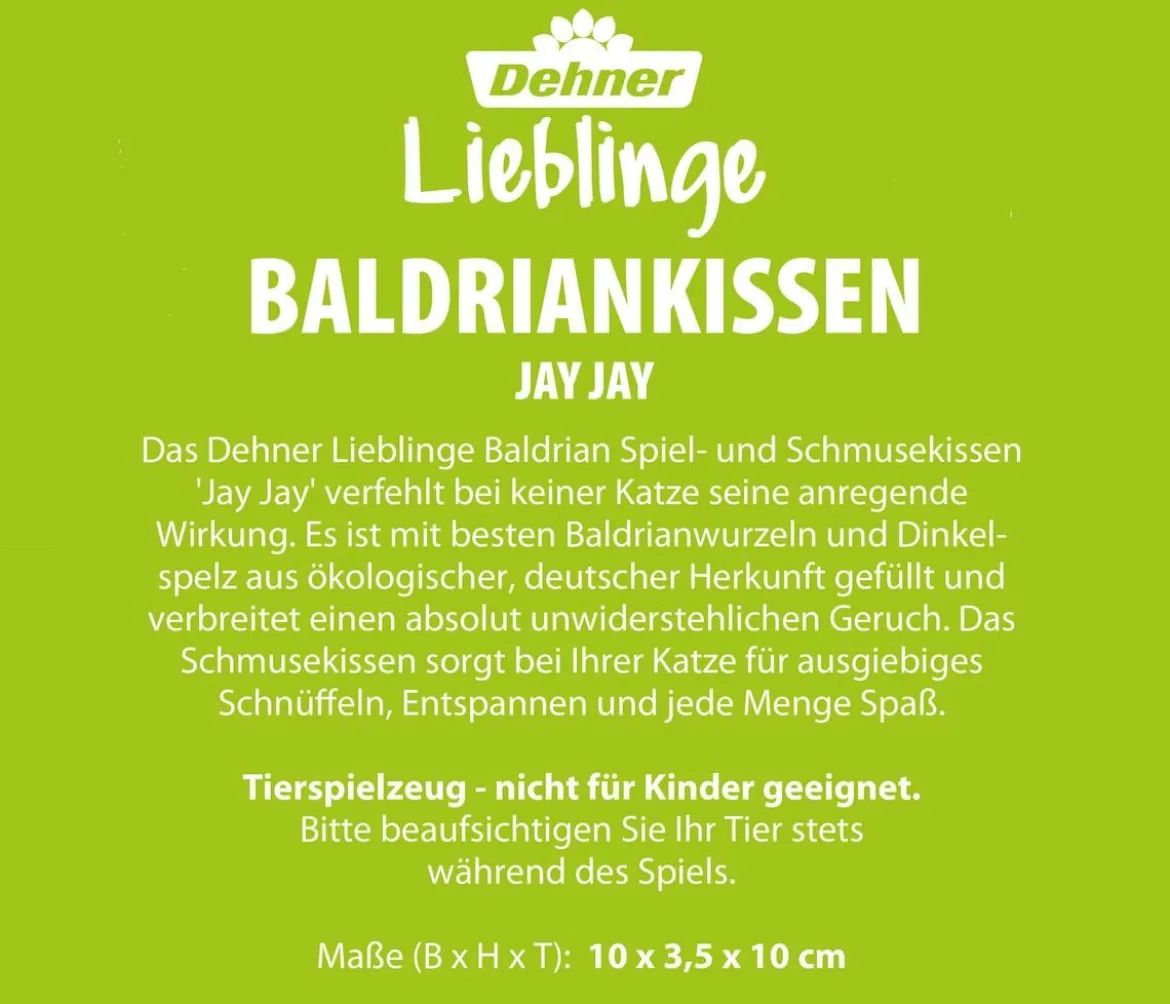 Dehner Lieblinge Baldriankissen Jay Jay