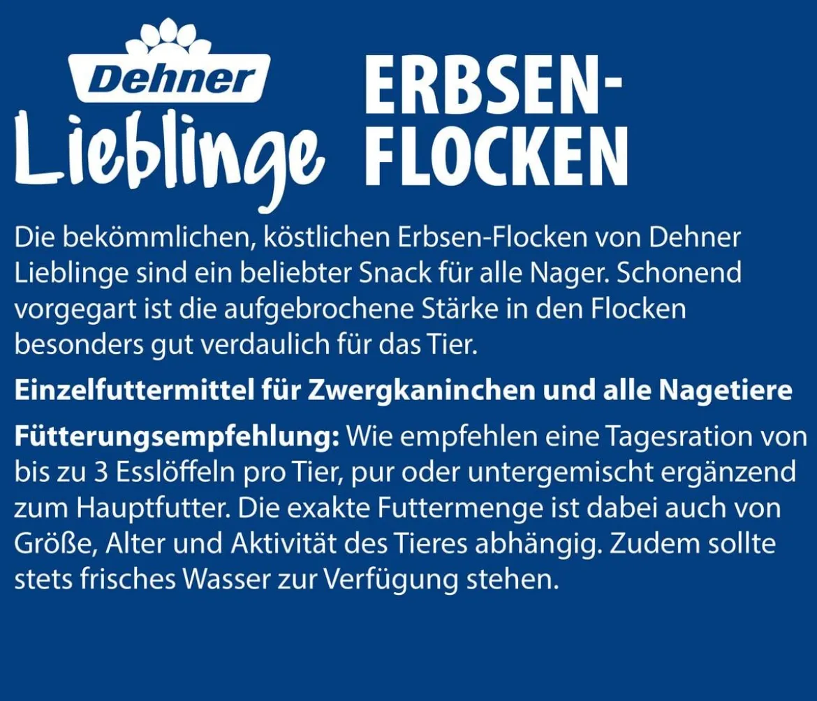 Dehner Lieblinge Erbsenflocken, 750 g