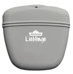 Dehner Lieblinge Futtertasche Silikon, grau, ca. B12,5/H10,5/T5,5 cm