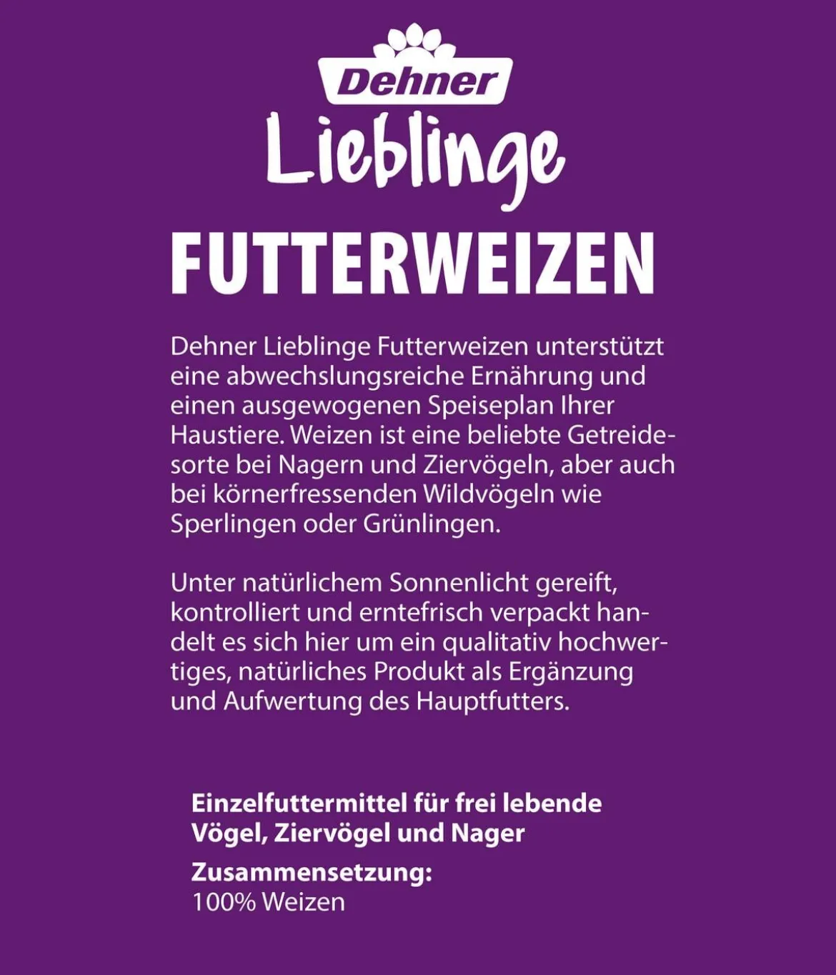 Dehner Lieblinge Futterweizen