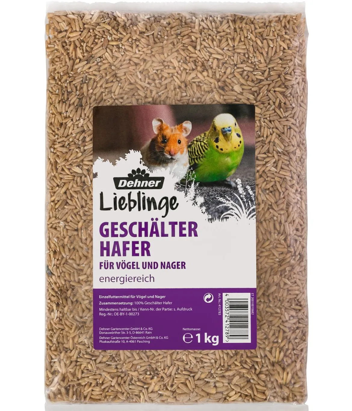 Dehner Lieblinge Geschälter Hafer, 1 kg