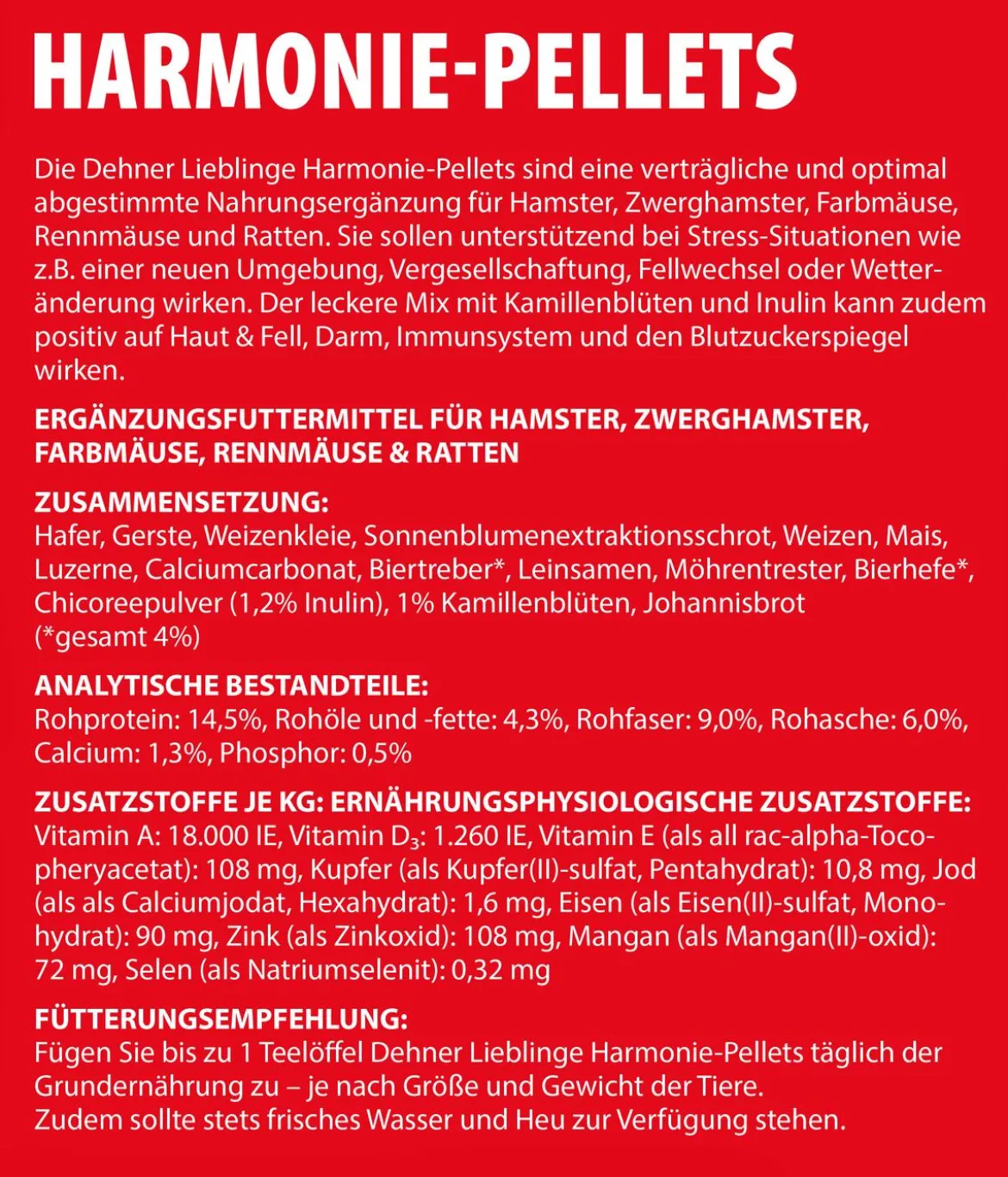 Dehner Lieblinge Harmonie-Pellets, 180 g