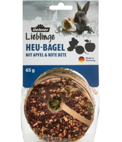 Dehner Lieblinge Heu-Bagel mit Apfel & Rote Beete, 65 g