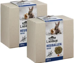 Dehner Lieblinge Heuballen Natur im Karton, 2 x 400 g
