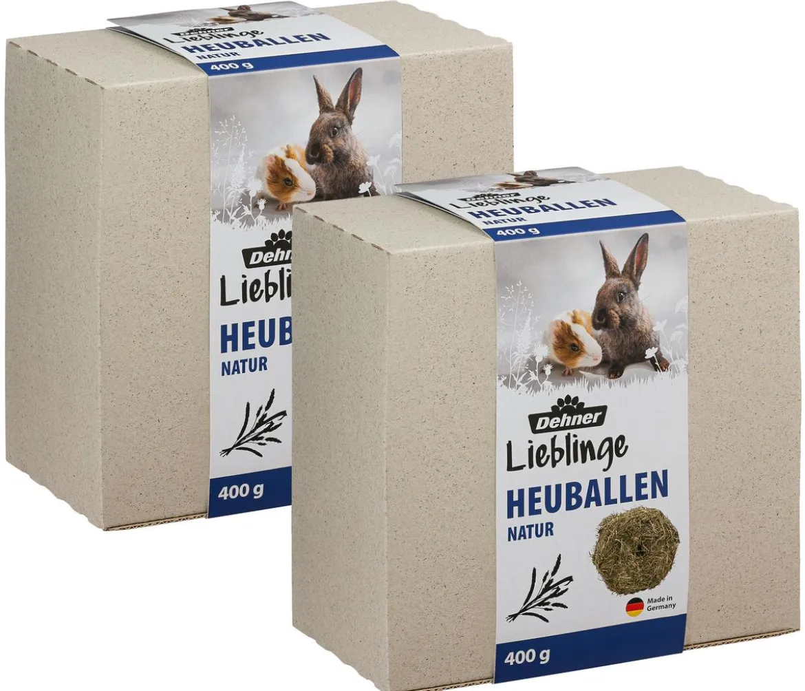 Dehner Lieblinge Heuballen Natur im Karton, 2 x 400 g