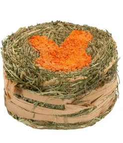 Dehner Lieblinge Heu-Wickel mit Kaninchen-Dekor, 65 g
