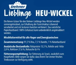 Dehner Lieblinge Heu-Wickel mit Kaninchen-Dekor, 65 g