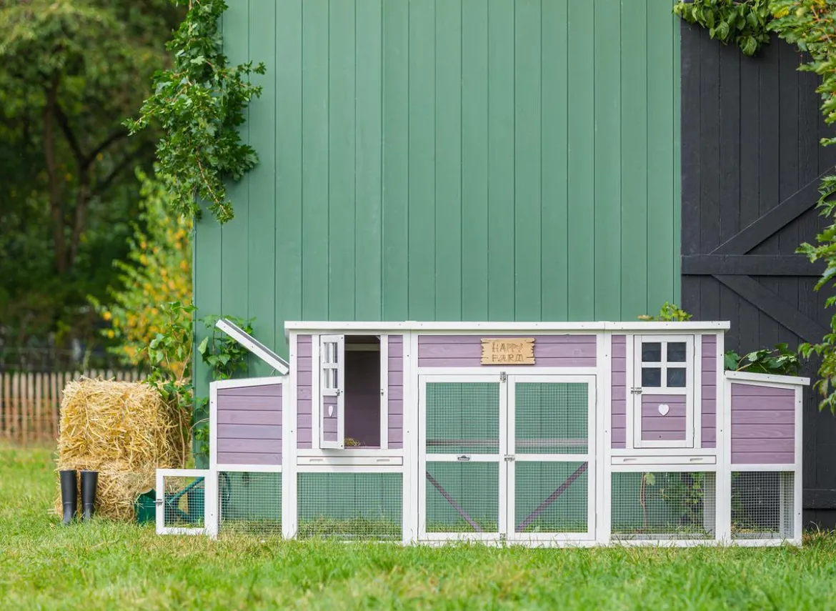 Dehner Lieblinge Hühnerstall Henriette, ca. B281,5/H105/T80 cm