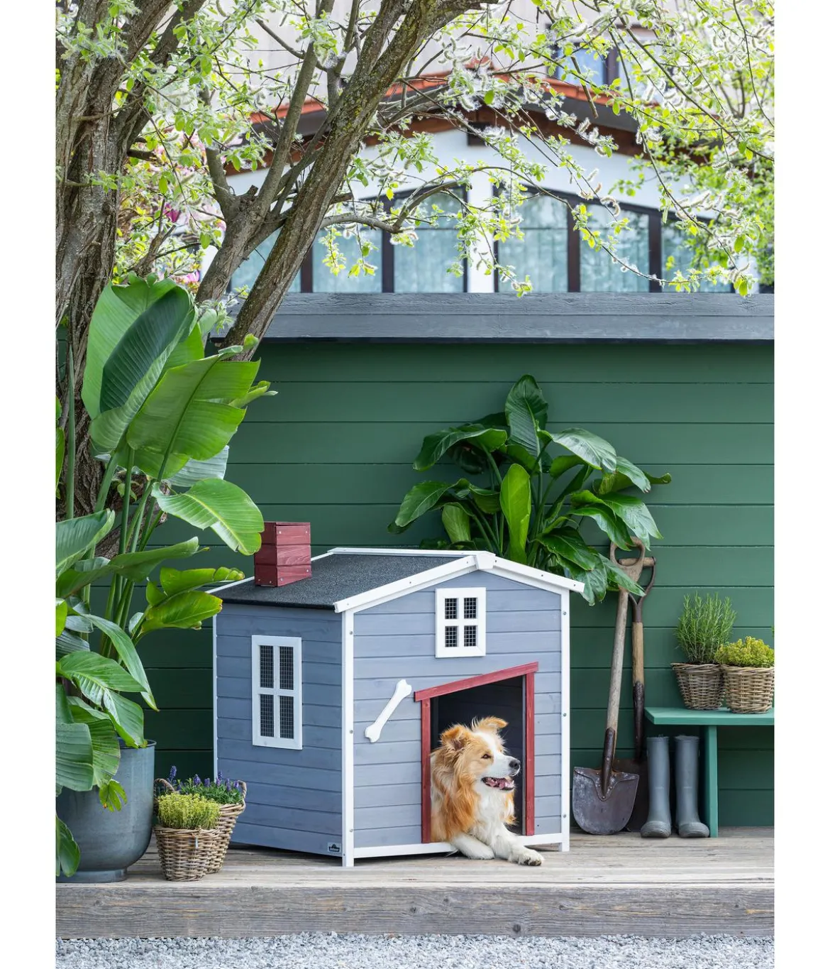Dehner Lieblinge Hundehütte Hector, ca. B96,5/H103/T79 cm
