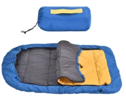 Dehner Lieblinge Hundeschlafsack Aldus, rechteckig, blau, ca. B95/T65 cm