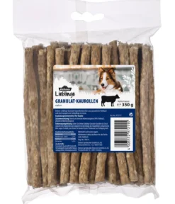 Dehner Lieblinge Hundesnack Granulat-Kaurollen, natur, 50 Stk., 350 g