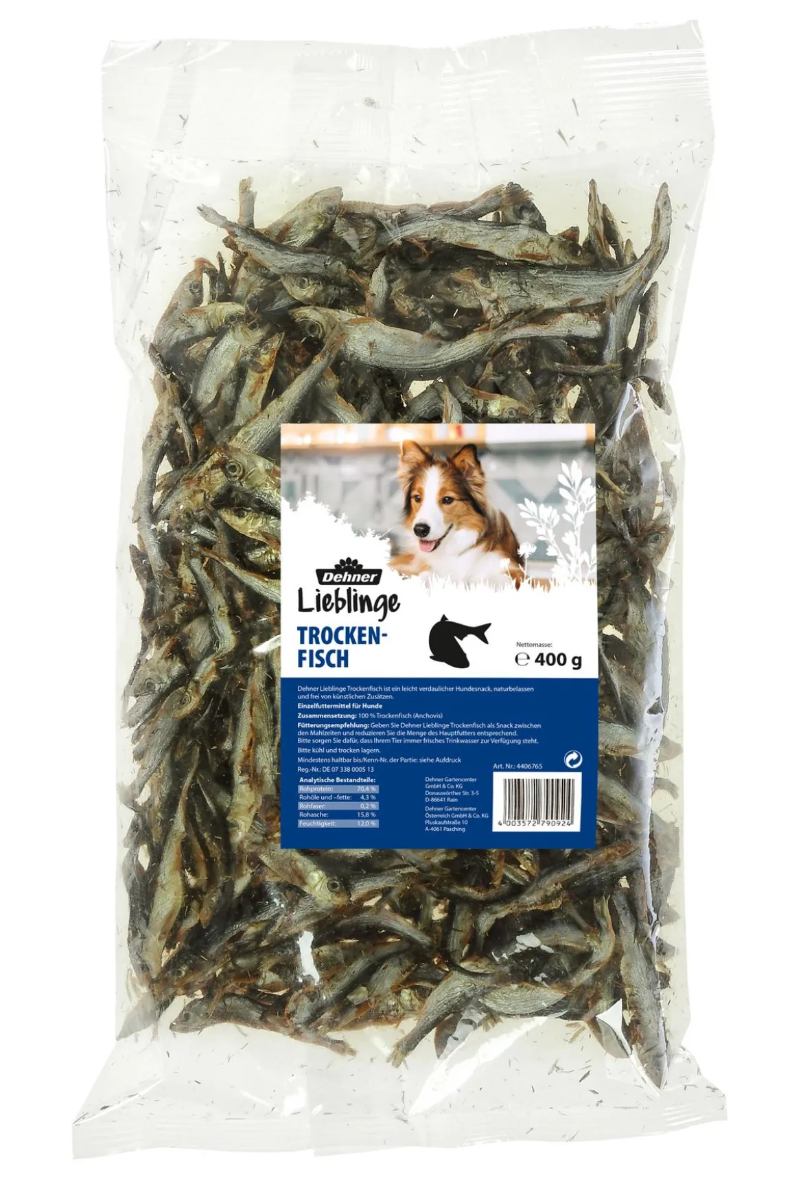 Dehner Lieblinge Hundesnack Trockenfisch