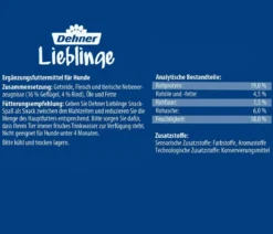 Dehner Lieblinge Hundesnack Snack-Box Jumbo, 1,2 kg