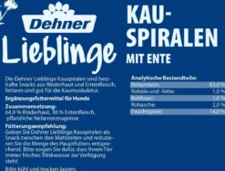 Dehner Lieblinge Hundesnack Kauspiralen