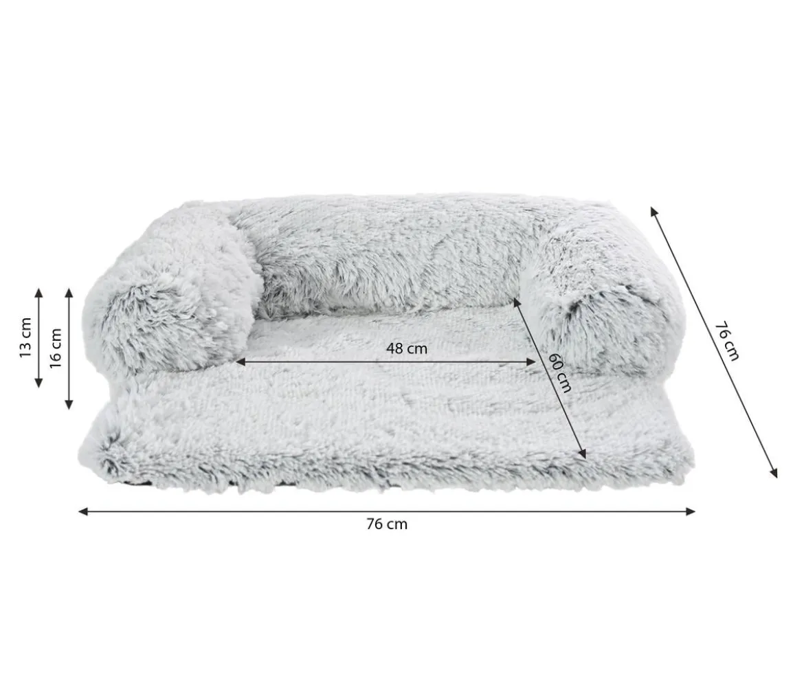 Dehner Lieblinge Hundesofa Taro, quadratisch, weiß