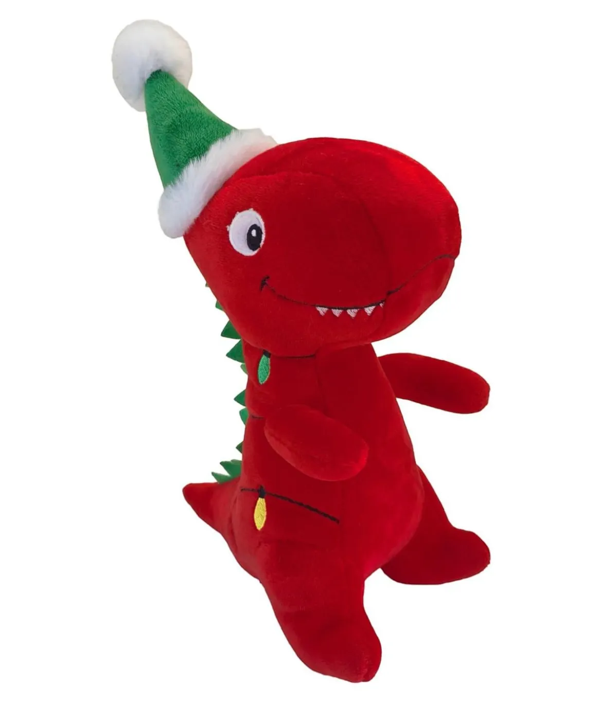 Dehner Lieblinge Hundespielzeug Red Dino, ca. B11/H25/T16 cm