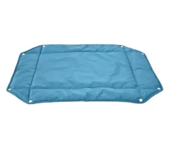 Dehner Lieblinge 2in1-Kühlmatte Serenity, rechteckig, blau, ca. B73,5/H4/T63 cm