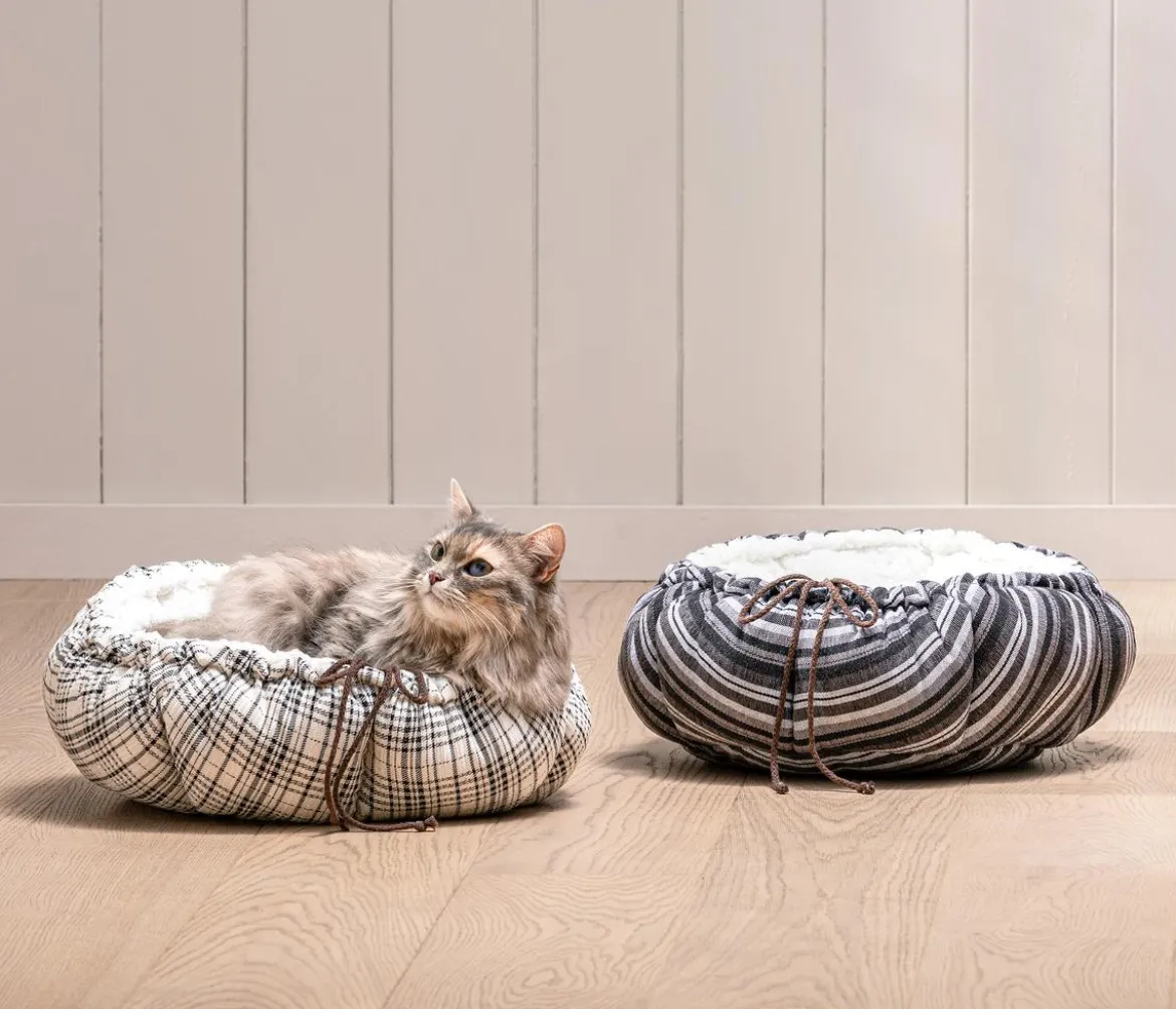 Dehner Lieblinge 2in1 Kuschelbett Alva, rund, ca. Ø35/H20 cm