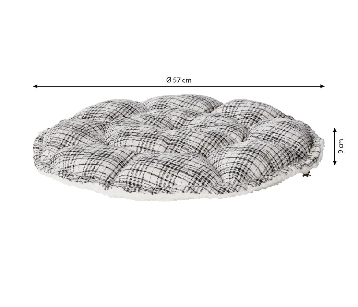 Dehner Lieblinge 2in1 Kuschelbett Hilma, rund, ca. Ø35/H20 cm