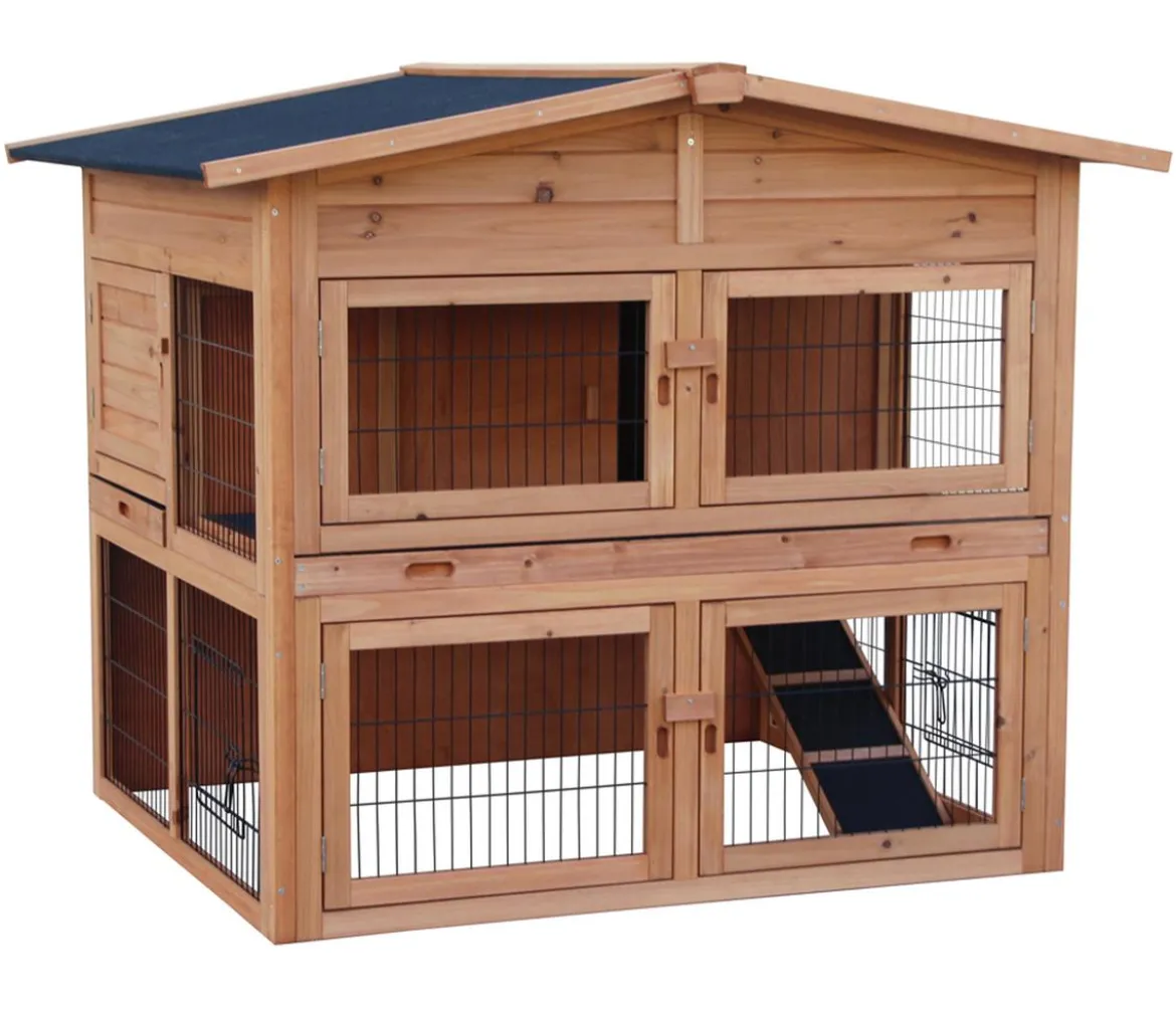 Dehner Lieblinge Kaninchenstall Villa, ca. B115/H112/T97 cm