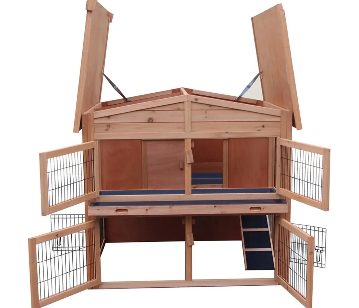 Dehner Lieblinge Kaninchenstall Villa, ca. B115/H112/T97 cm