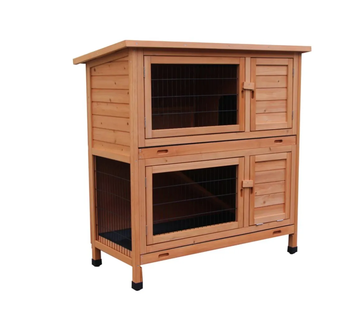 Dehner Lieblinge Kaninchenstall Original, ca. B114/H116/T57 cm