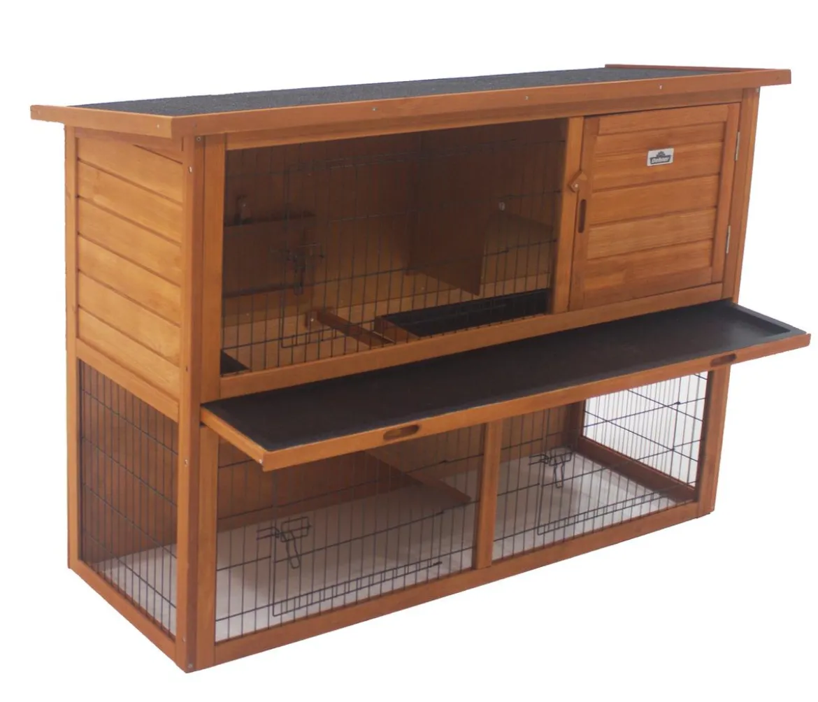 Dehner Lieblinge Kaninchenstall Hoppel, ca. B136,4/H92/T50 cm
