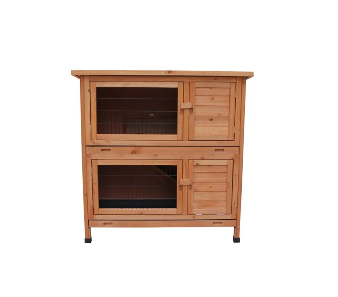 Dehner Lieblinge Kaninchenstall Original mit Wärmedämmung, ca. B114/H116/T57 cm