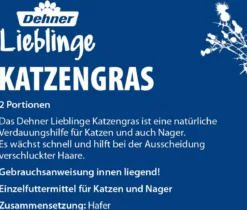 Dehner Lieblinge Katzengras, 2 x 100 g