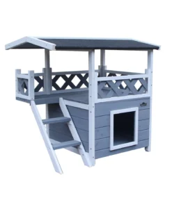 Dehner Lieblinge Katzenhaus Chalet, ca. B78/H73/T55 cm