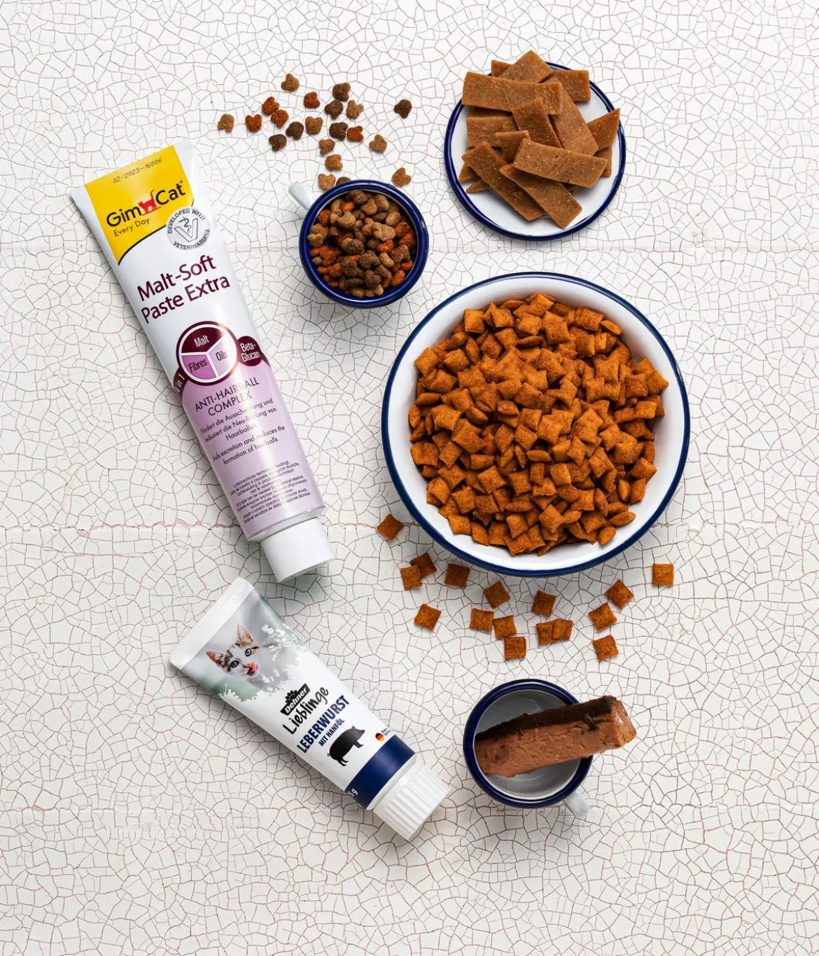 Dehner Lieblinge Katzensnack Leberwurst mit Hanföl, 75 g