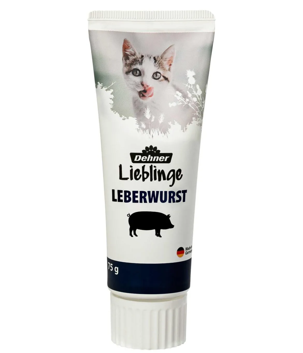 Dehner Lieblinge Katzensnack Leberwurst, 75 g