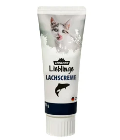 Dehner Lieblinge Katzensnack Lachscreme, 75 g