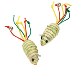 Dehner Lieblinge Katzenspielzeug Spielmäuse Funny, 2er-Set