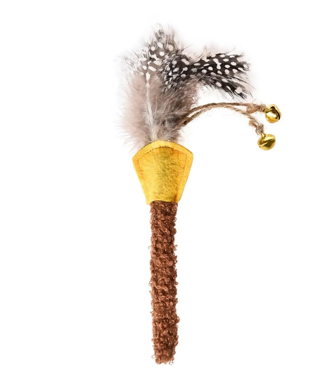 Dehner Lieblinge Katzenspielzeug Spielangel Yellow Wizard, ca. B4/H21 cm